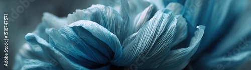 Close-up view of delicate, textured flower petals.