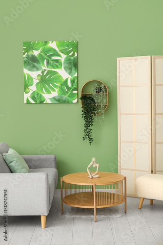 Interior of living room wit...