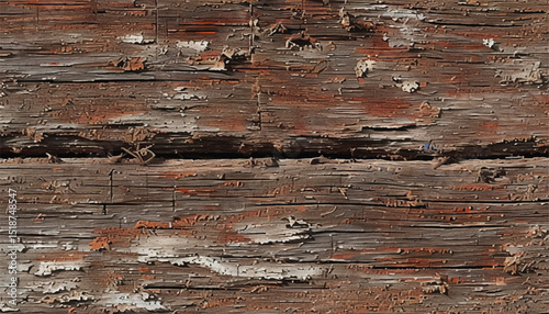 Weathered wood texture. Wooden background. Brown old wooden board for background. 