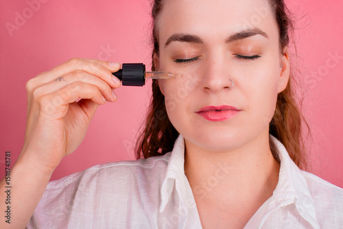 Beautiful woman with her skin care routine, spa day, skin treatment, natural beauty days, botox