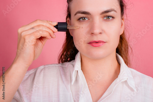 Beautiful woman with her skin care routine, spa day, skin treatment, natural beauty days, botox