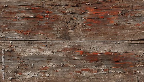 Weathered wood texture. Wooden background. Brown old wooden board for background. 