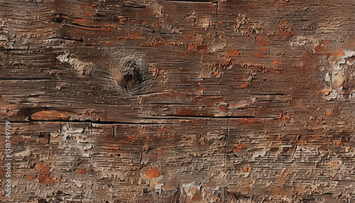 Weathered wood texture. Wooden background. Brown old wooden board for background. 