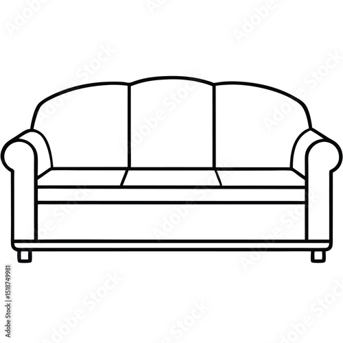 Illustration of a cabinet with doors isolated on transparent background