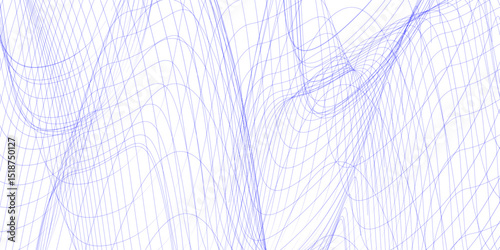 Vector illustration of blue sky line pattern with abstract background. EPS10. Beautiful and modern curved lines.