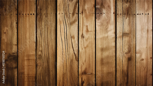 Brown wooden background. Wooden planks. Wood texture. Natural wooden wall background or texture.	