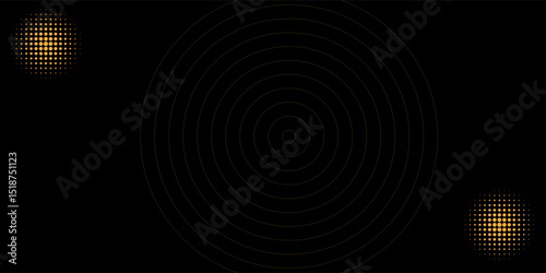 modern pattern abstract circular design space balck and white, tech pattern abstract