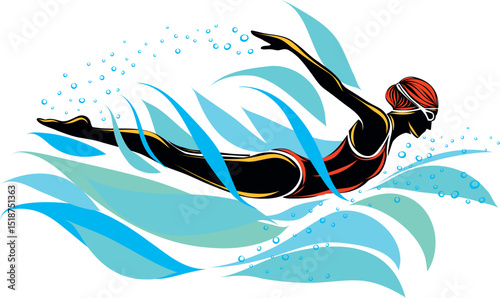 Natacion sketch 003