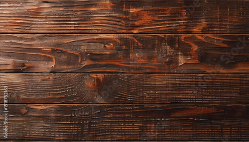 Brown wooden background. Wooden planks. Wood texture. Natural wooden wall background or texture.	