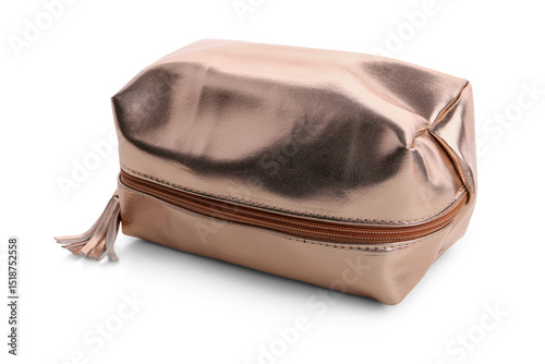Stylish metallic cosmetic b...