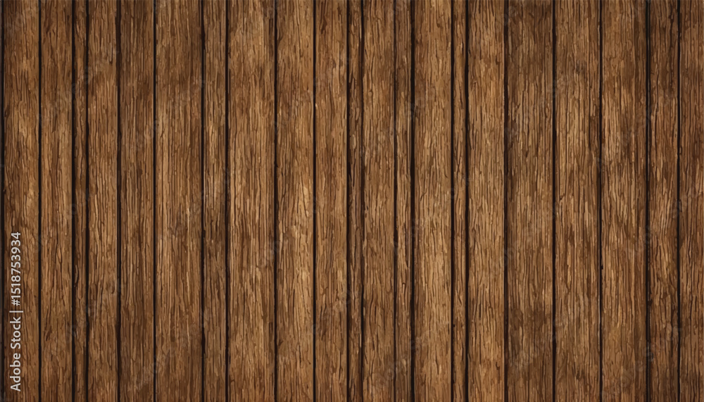 Naklejka premium Wooden wall background. Close up of wall made of wooden planks. Wood texture background. 