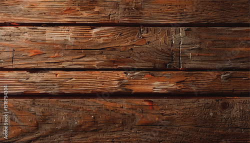 Brown wooden background. Wooden planks. Wood texture. Natural wooden wall background or texture.	