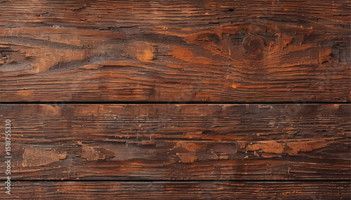 Brown wooden background. Wooden planks. Wood texture. Natural wooden wall background or texture.	

