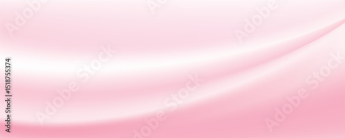 A soft pink abstract background features subtle curves and a gentle gradient.