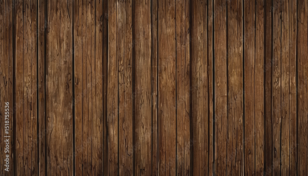 Naklejka premium Brown wooden background. Wooden planks. Wood texture. Natural wooden wall background or texture.