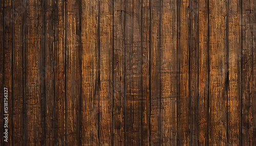 Brown wooden background. Wooden planks. Wood texture. Natural wooden wall background or texture.	
