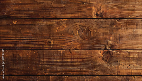 Brown wooden background. Wooden planks. Wood texture. Natural wooden wall background or texture.	

