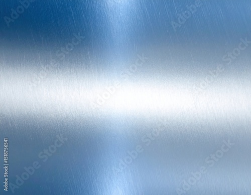 Metallic blue and white brushed surface