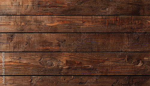 Brown wooden background. Wooden planks. Wood texture. Natural wooden wall background or texture.	
