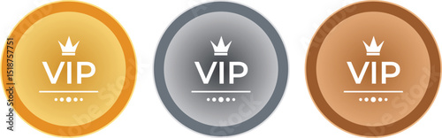 VIP Label Badge Set