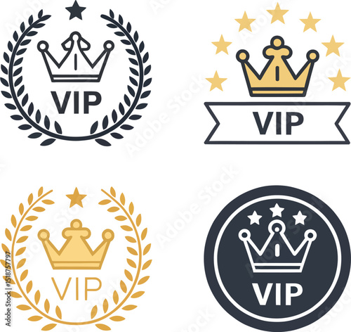 VIP Label Badge Set