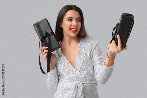 Beautiful young woman with ...