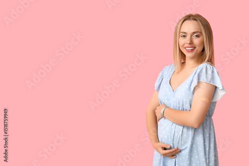 Young pregnant woman after ...