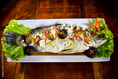 Wallpaper Mural Thai Style Steamed Tilapia Torontodigital.ca