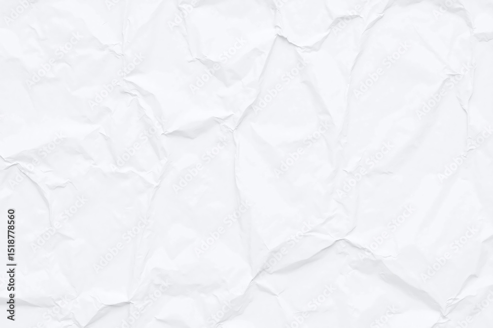 Obraz premium white crumpled paper texture background 1