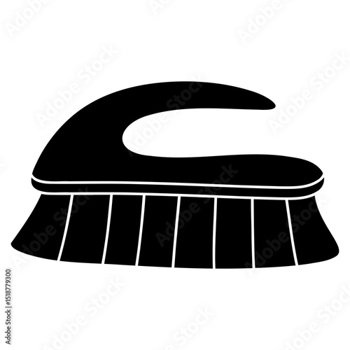 brush for cleaning icon vector