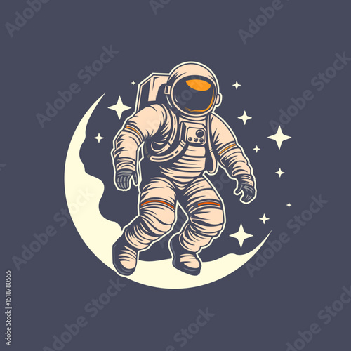 astronaut floating in space
