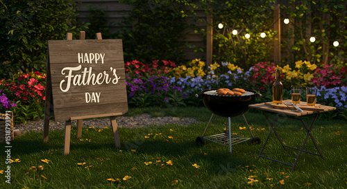 Happy Father's Day Backyard BBQ Celebration