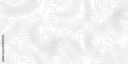 Stylish Topographic Contour Lines Wallpaper – Elevation Map-Inspired Vector Design.Elegant Topography Line Art – Seamless Background with Elevation Contour Map Style.
