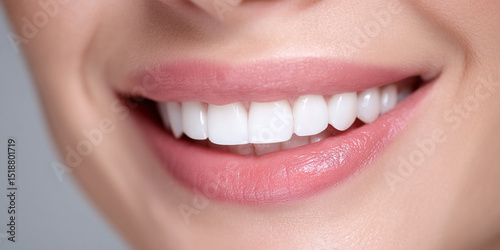 Confianza en la sonrisa: Mujer joven mostrando sus dientes sanos. generativa IA