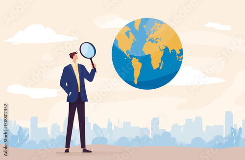 Global Economic Analysis Examining World Markets Through a Magnifying Glass