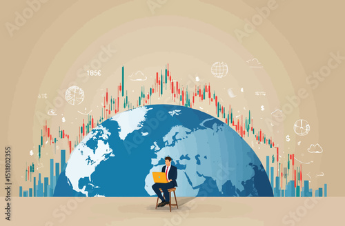 Global Stock Market Trends Analyzing World Economic Indicators