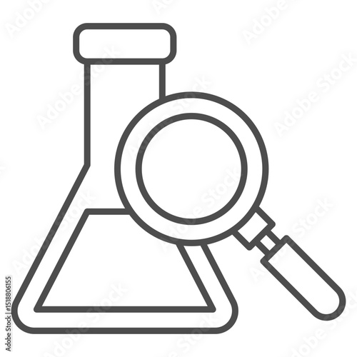 Science Outline Icon Element For Design