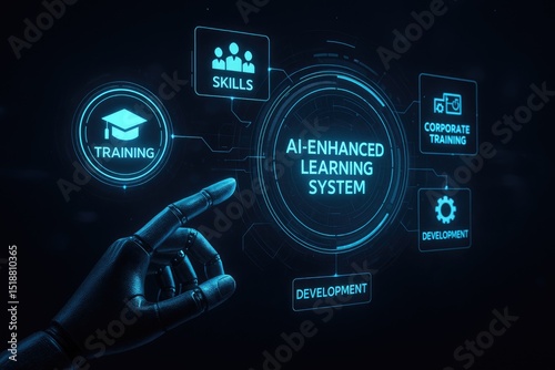 Ai enhanced learning system corporate training development skills