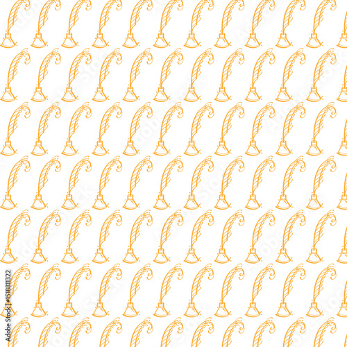 A vibrant abstract seamless spiral pattern vector design with a retro brown textile texture perfect for unique wallpaper illustration