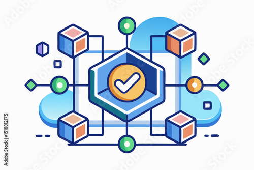 blockchain ledger interconnected blocks