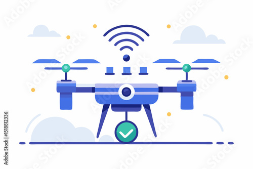 drone network signal delivery