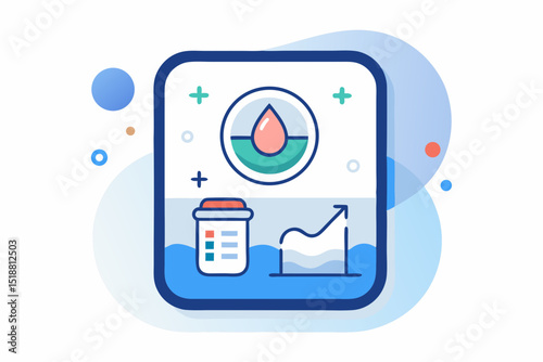 mobile health app step tracker icon