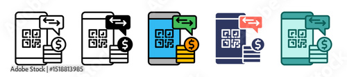 Qr Payment multiple icon