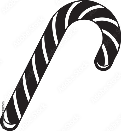 candy cane icon, candy cane vector, candy cane logo, candy cane on a white background