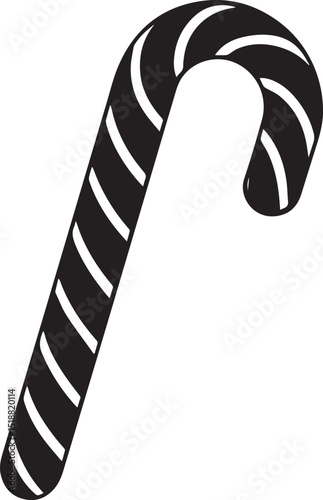 candy cane icon, candy cane vector, candy cane logo, candy cane on a white background