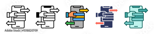 E-Transfer multiple icon