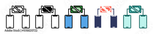Split Payments multiple icon