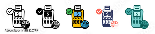 Biometric Pay multiple icon