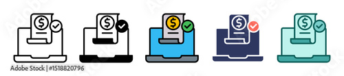 E-Receipt multiple icon