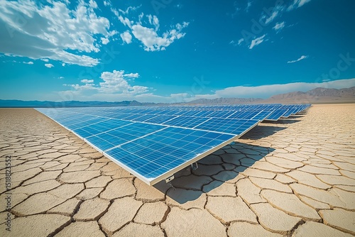 Desert Solar Power. Renewable Energy and Sustainable Technology for a Clean Earth